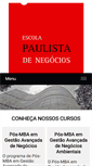 Mobile Screenshot of escolapaulista.org